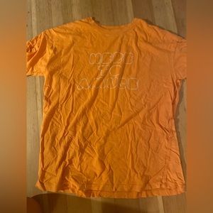 Orange graphic T